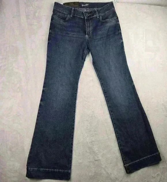 Wrangler Denim - Wrangler Retro High Rise Trouser Flare Boot Cut Baggy Jeans